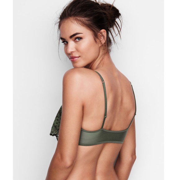 NWT Victoria's Secret Green Lace Bralette - Picture 3 of 9
